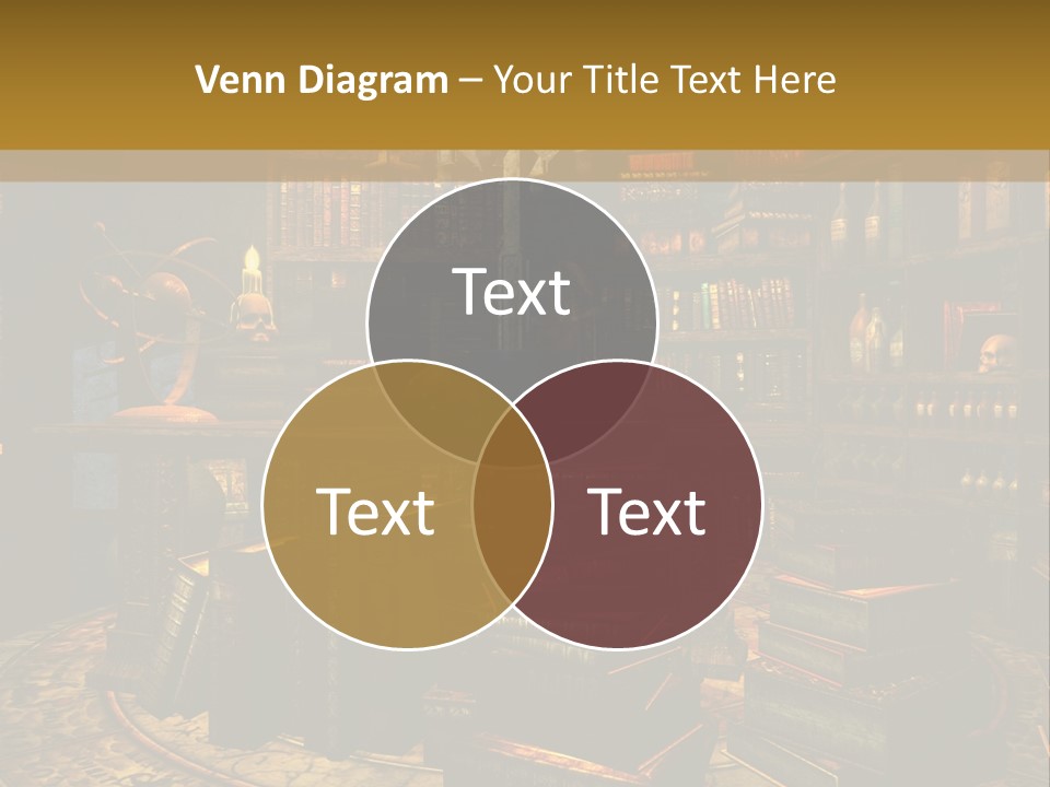 Witchcraft Dark Background PowerPoint Template