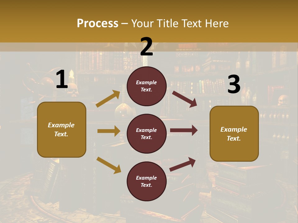 Witchcraft Dark Background PowerPoint Template