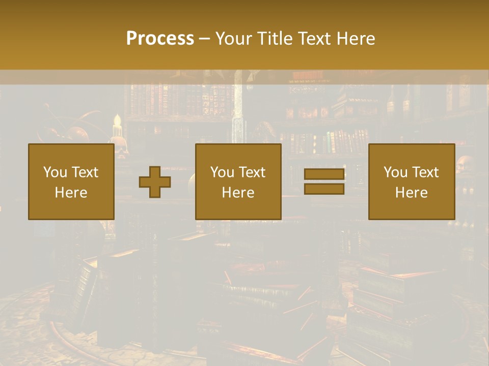 Witchcraft Dark Background PowerPoint Template