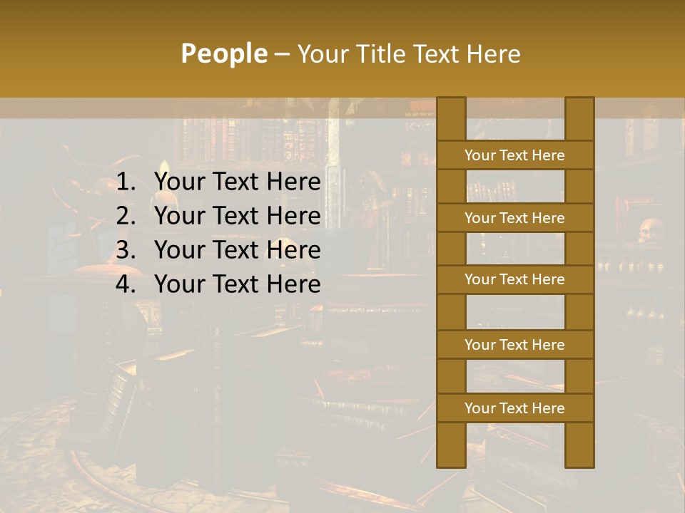 Witchcraft Dark Background PowerPoint Template