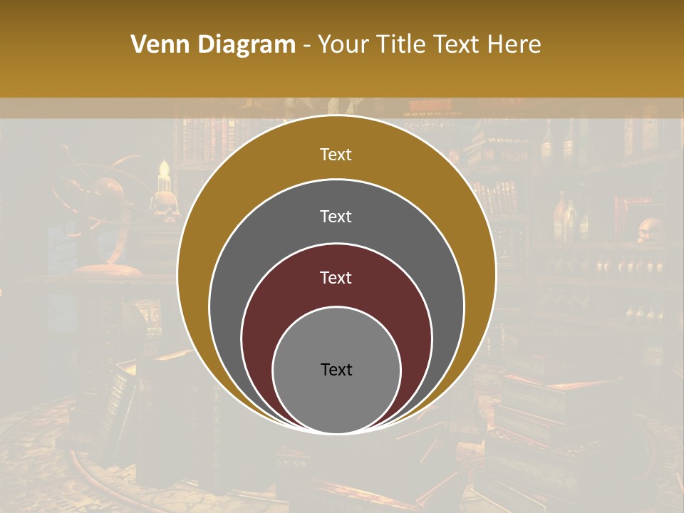 Witchcraft Dark Background PowerPoint Template