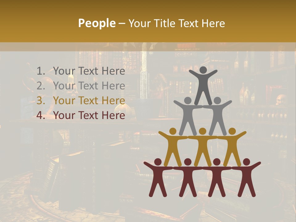 Witchcraft Dark Background PowerPoint Template