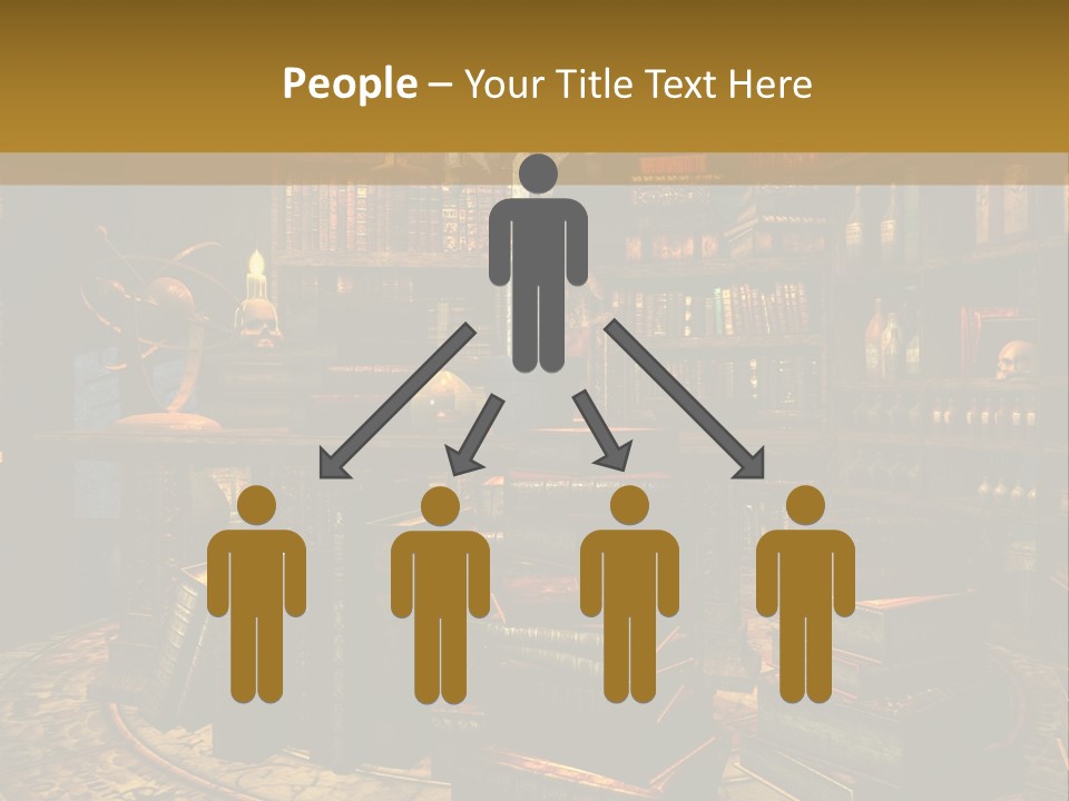 Witchcraft Dark Background PowerPoint Template