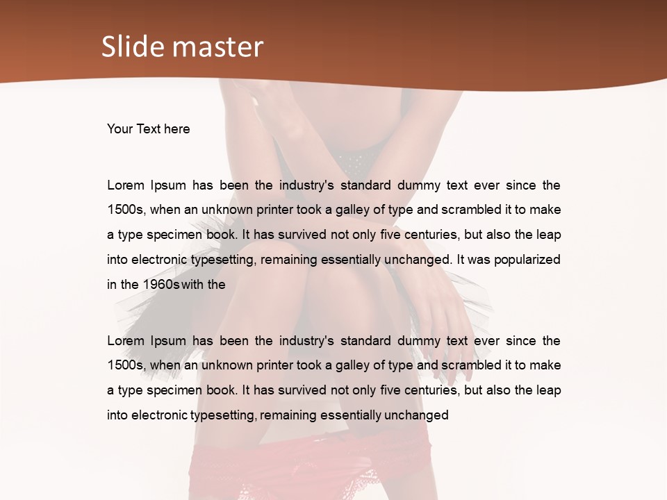 Sitting Mouth Shape PowerPoint Template