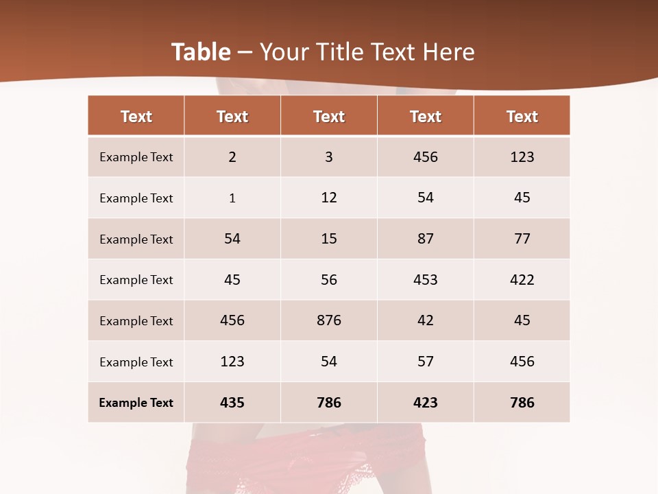 Sitting Mouth Shape PowerPoint Template
