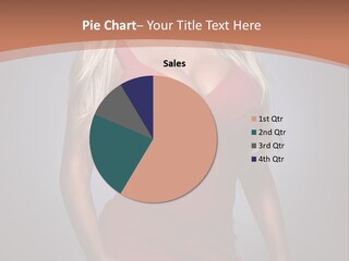 Sultry Hands Breast PowerPoint Template