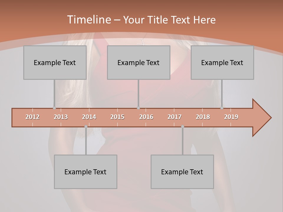 Sultry Hands Breast PowerPoint Template