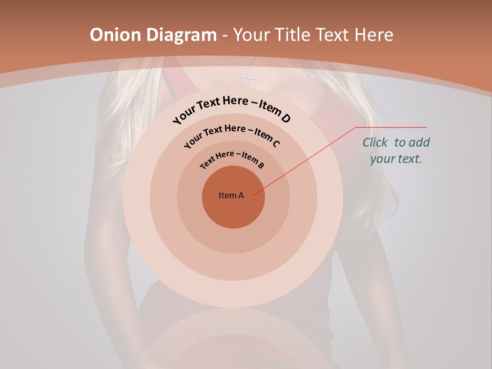 Sultry Hands Breast PowerPoint Template