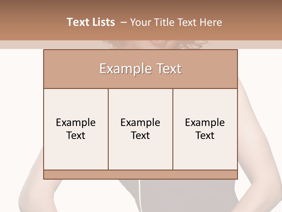 Beauty Smile Y PowerPoint Template
