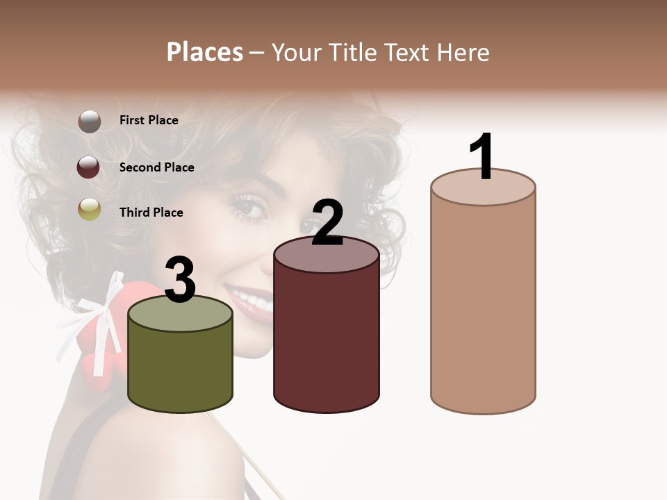 White Person Shape PowerPoint Template