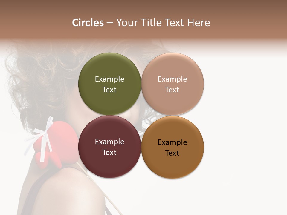 White Person Shape PowerPoint Template