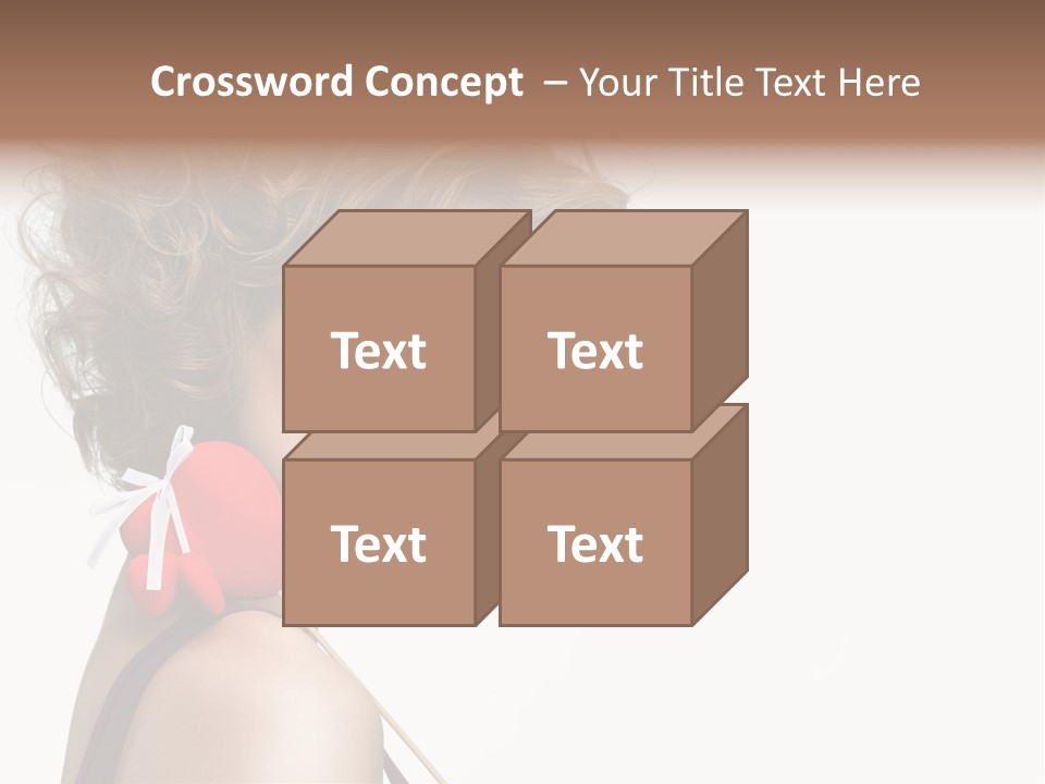 White Person Shape PowerPoint Template