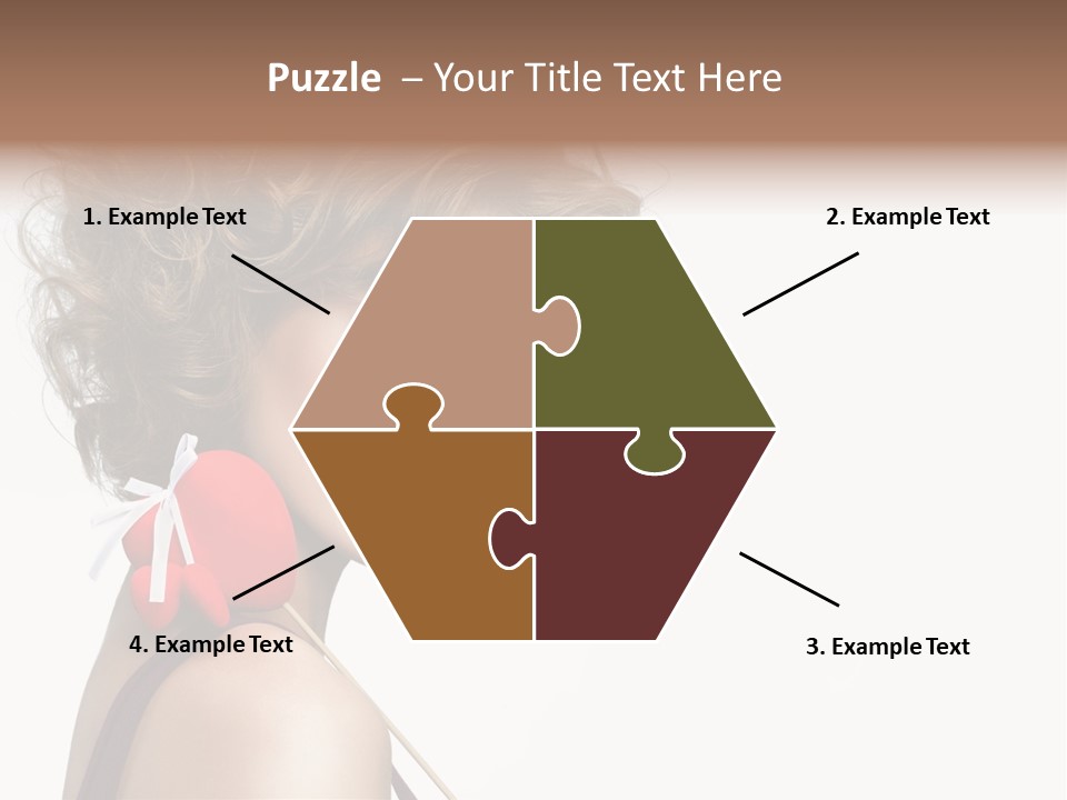 White Person Shape PowerPoint Template