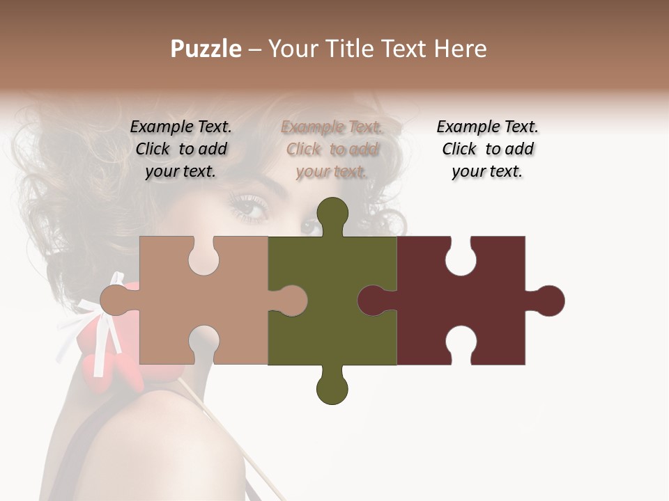 White Person Shape PowerPoint Template