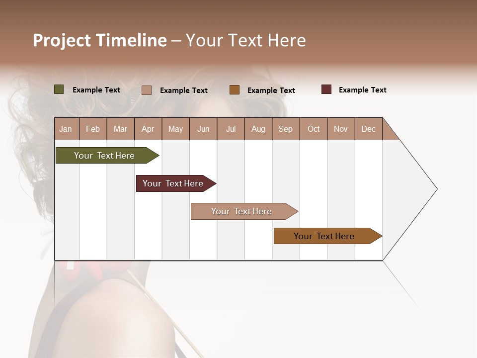 White Person Shape PowerPoint Template