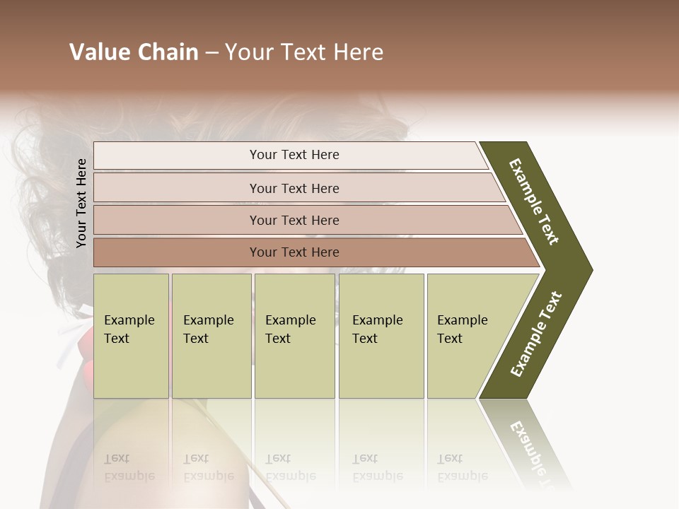 White Person Shape PowerPoint Template