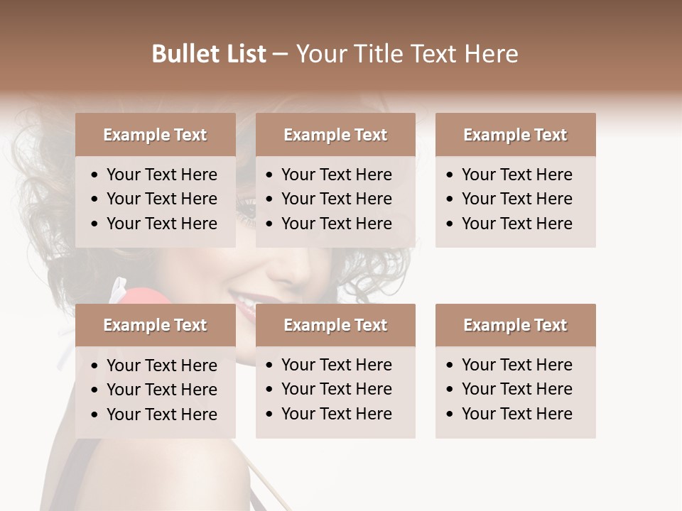 White Person Shape PowerPoint Template