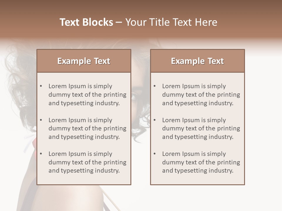 White Person Shape PowerPoint Template
