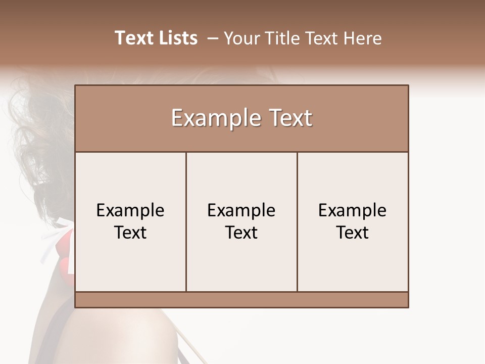 White Person Shape PowerPoint Template