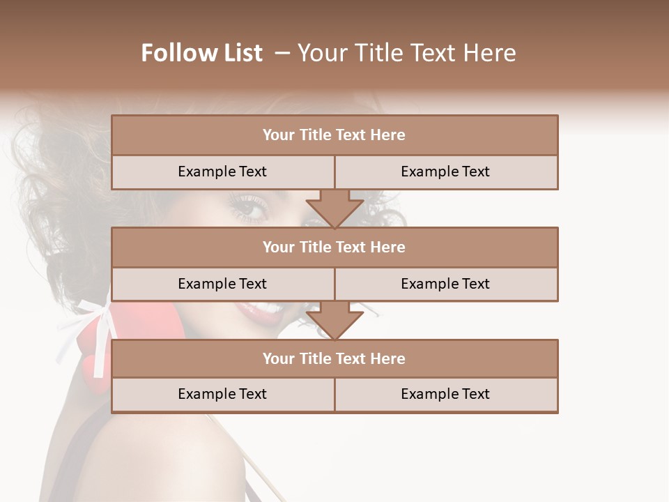 White Person Shape PowerPoint Template