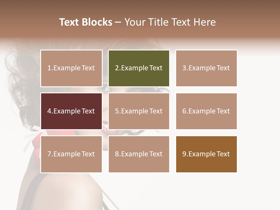 White Person Shape PowerPoint Template