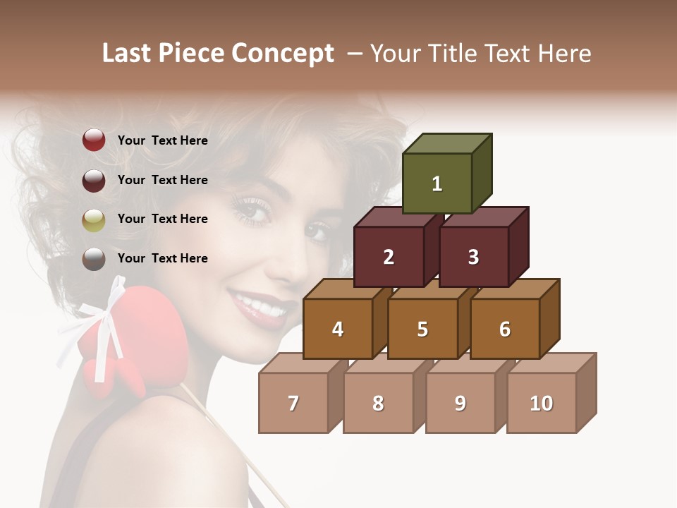 White Person Shape PowerPoint Template