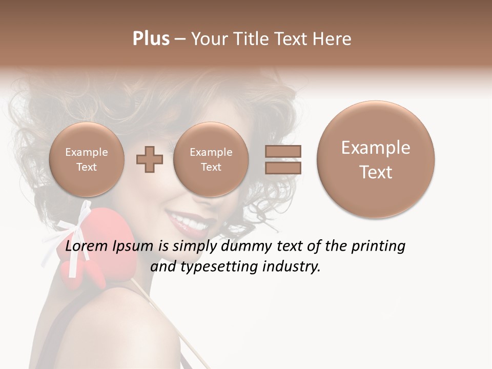 White Person Shape PowerPoint Template