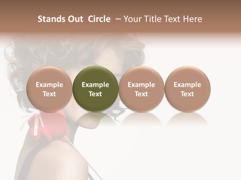 White Person Shape PowerPoint Template