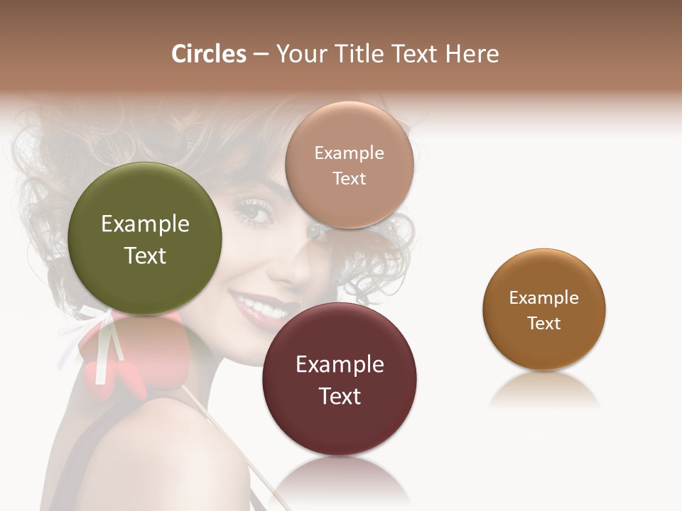 White Person Shape PowerPoint Template