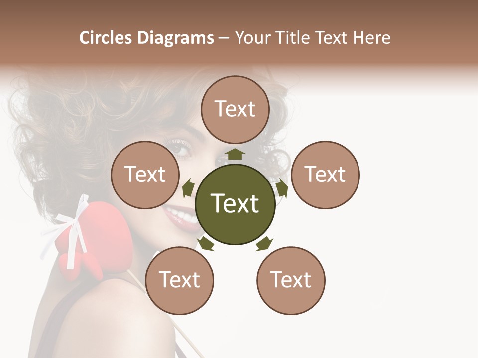 White Person Shape PowerPoint Template