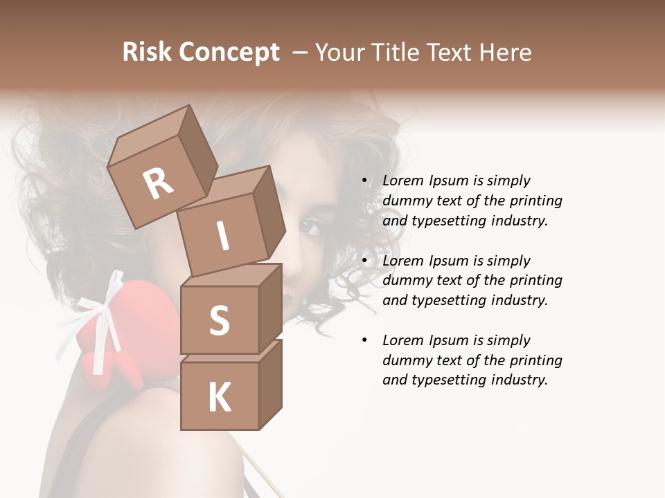 White Person Shape PowerPoint Template