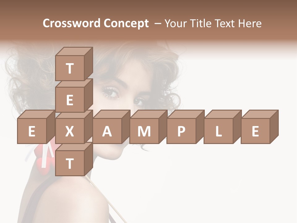 White Person Shape PowerPoint Template