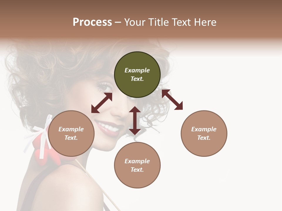 White Person Shape PowerPoint Template