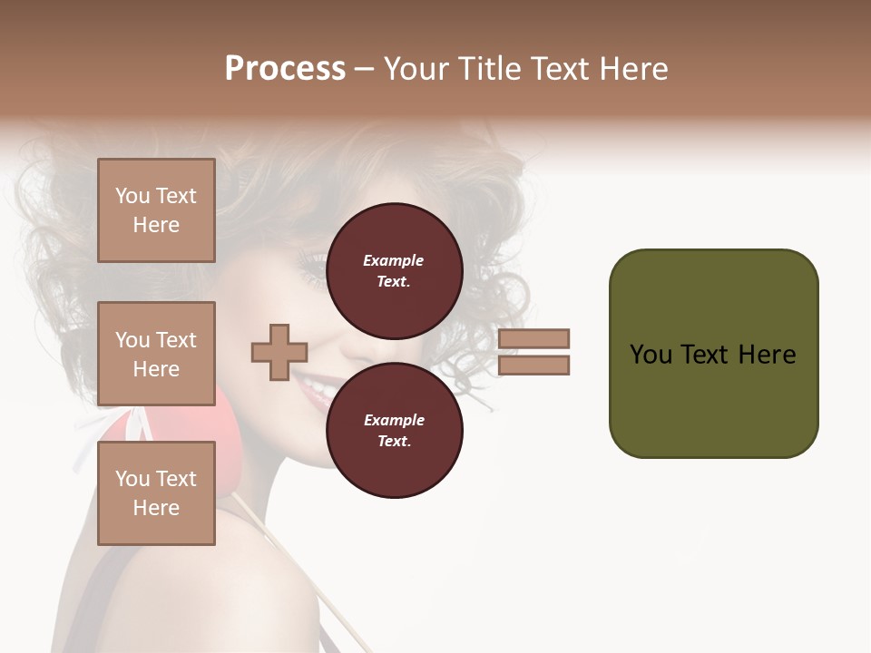 White Person Shape PowerPoint Template