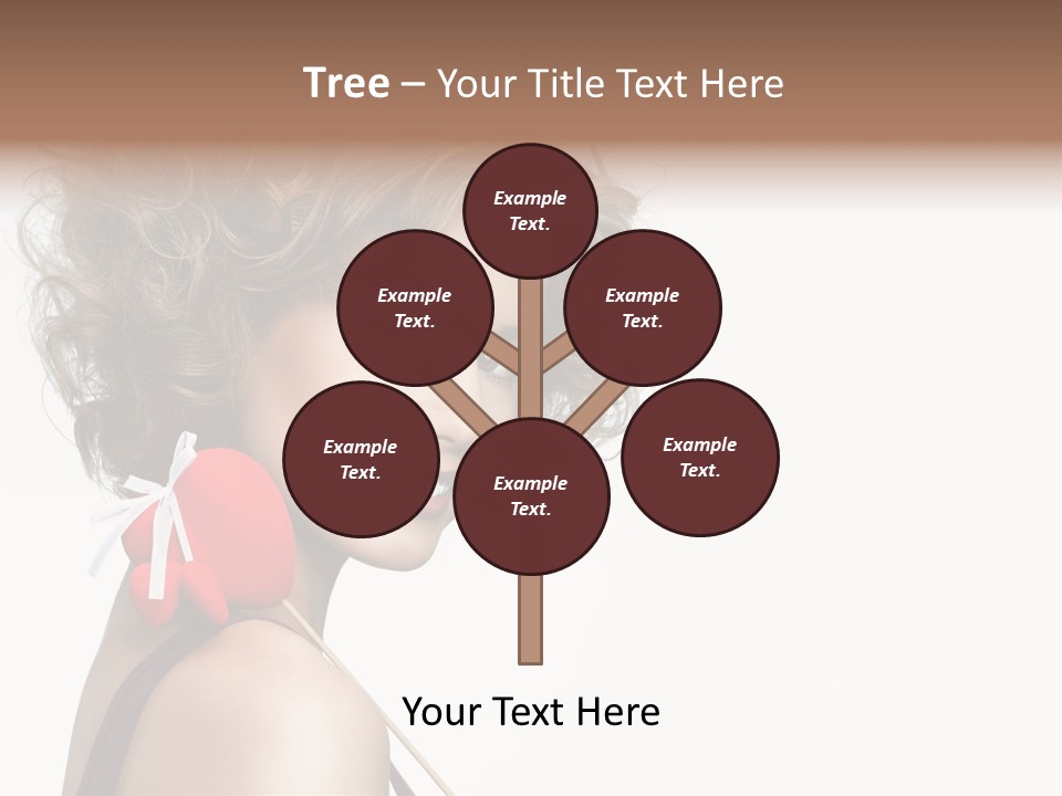 White Person Shape PowerPoint Template