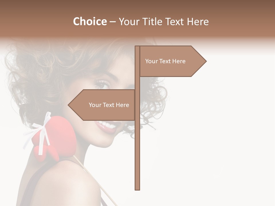 White Person Shape PowerPoint Template