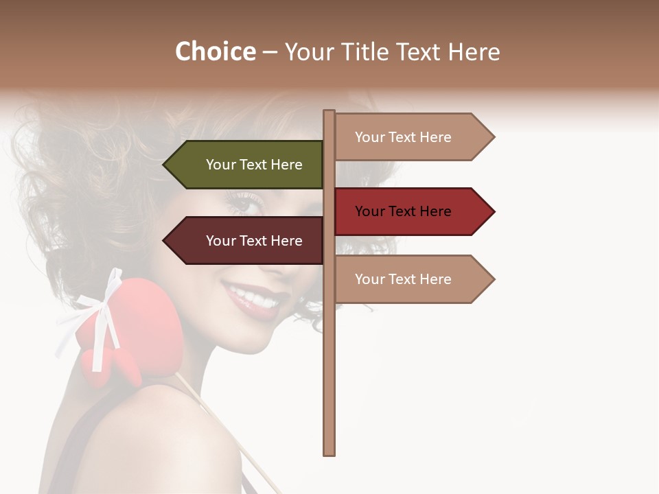 White Person Shape PowerPoint Template