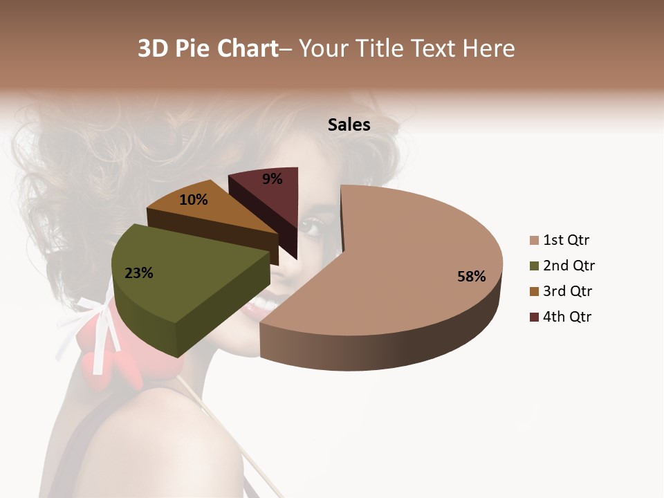 White Person Shape PowerPoint Template