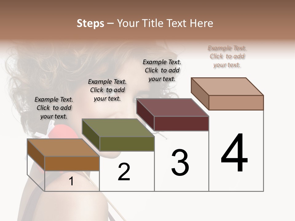 White Person Shape PowerPoint Template