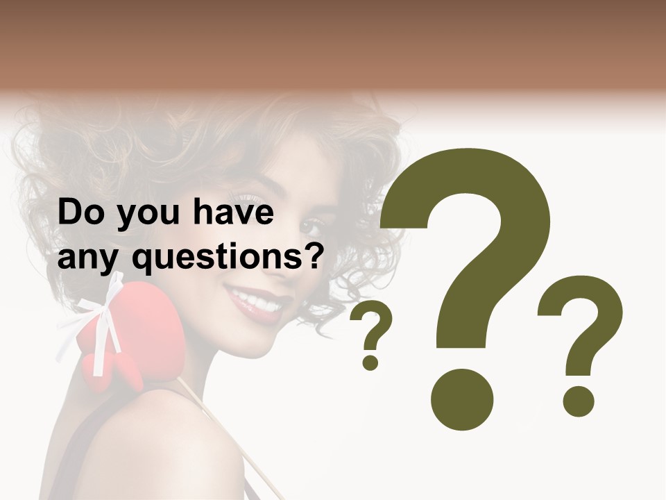 White Person Shape PowerPoint Template