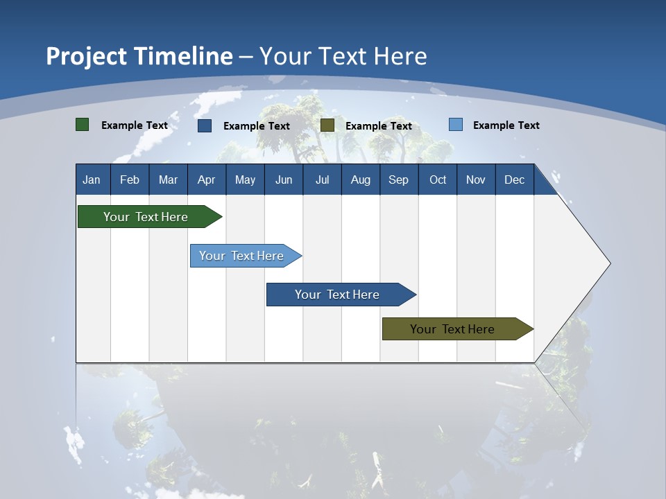 Space Aerial Globe PowerPoint Template