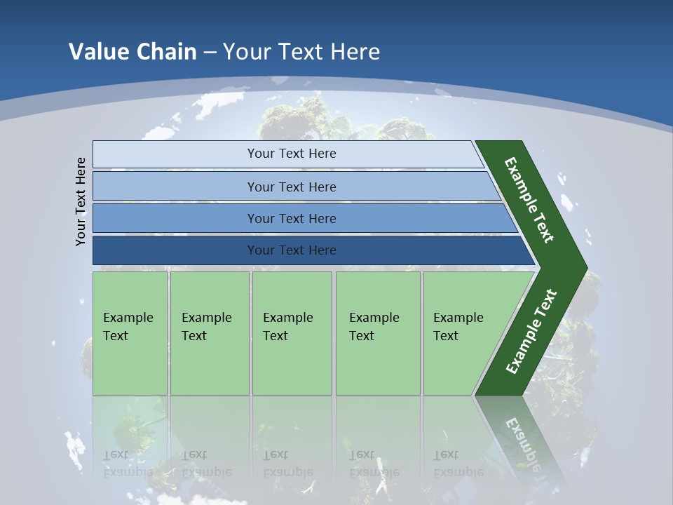 Space Aerial Globe PowerPoint Template