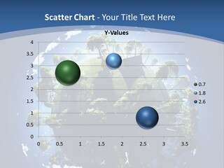 Space Aerial Globe PowerPoint Template