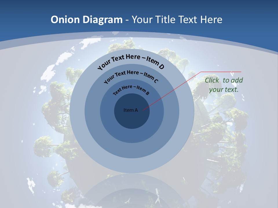 Space Aerial Globe PowerPoint Template
