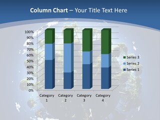 Space Aerial Globe PowerPoint Template