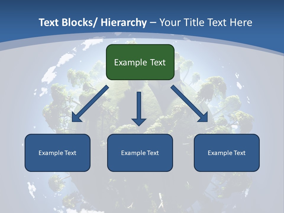 Space Aerial Globe PowerPoint Template
