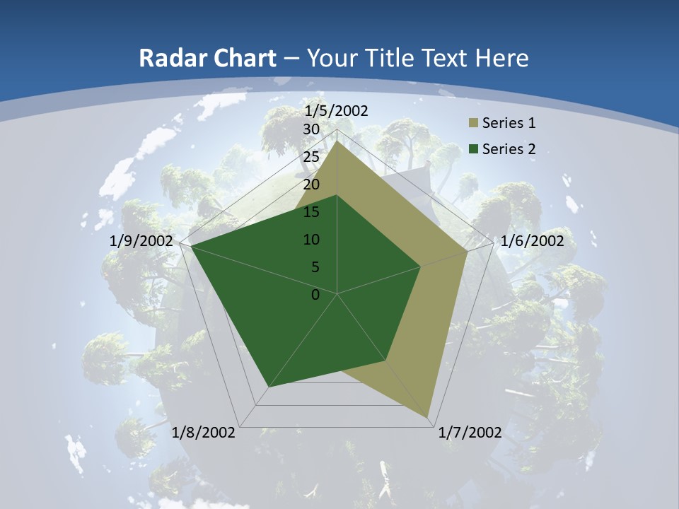 Space Aerial Globe PowerPoint Template
