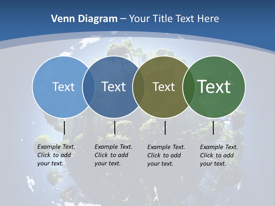 Space Aerial Globe PowerPoint Template