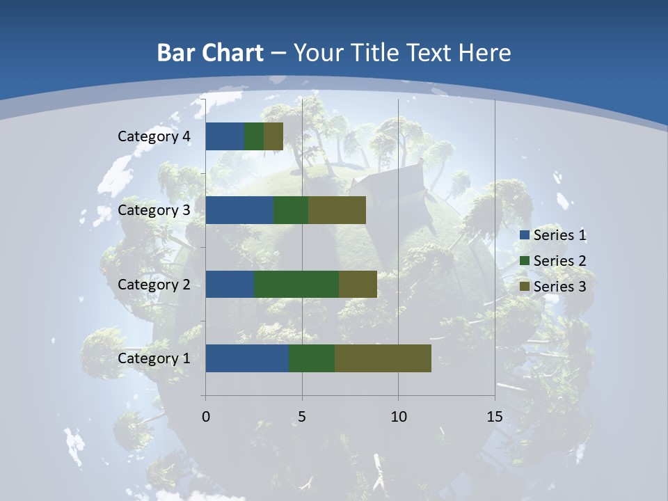 Space Aerial Globe PowerPoint Template