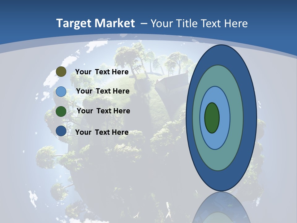 Space Aerial Globe PowerPoint Template